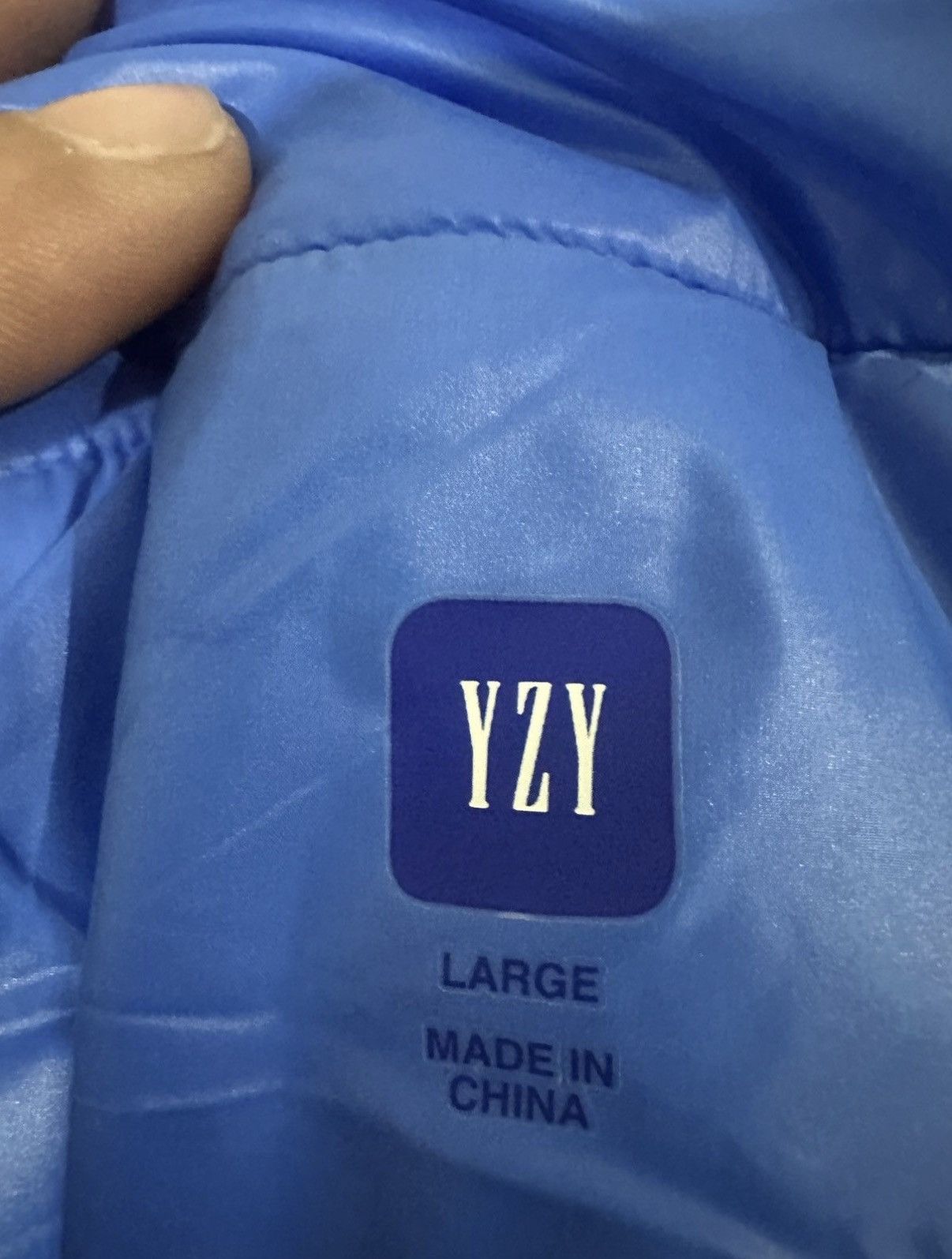 Gap × Yeezy Yeezy Gap Round Jacket Blue Puffer Size US L / EU 52-54 / 3 - 4 Thumbnail