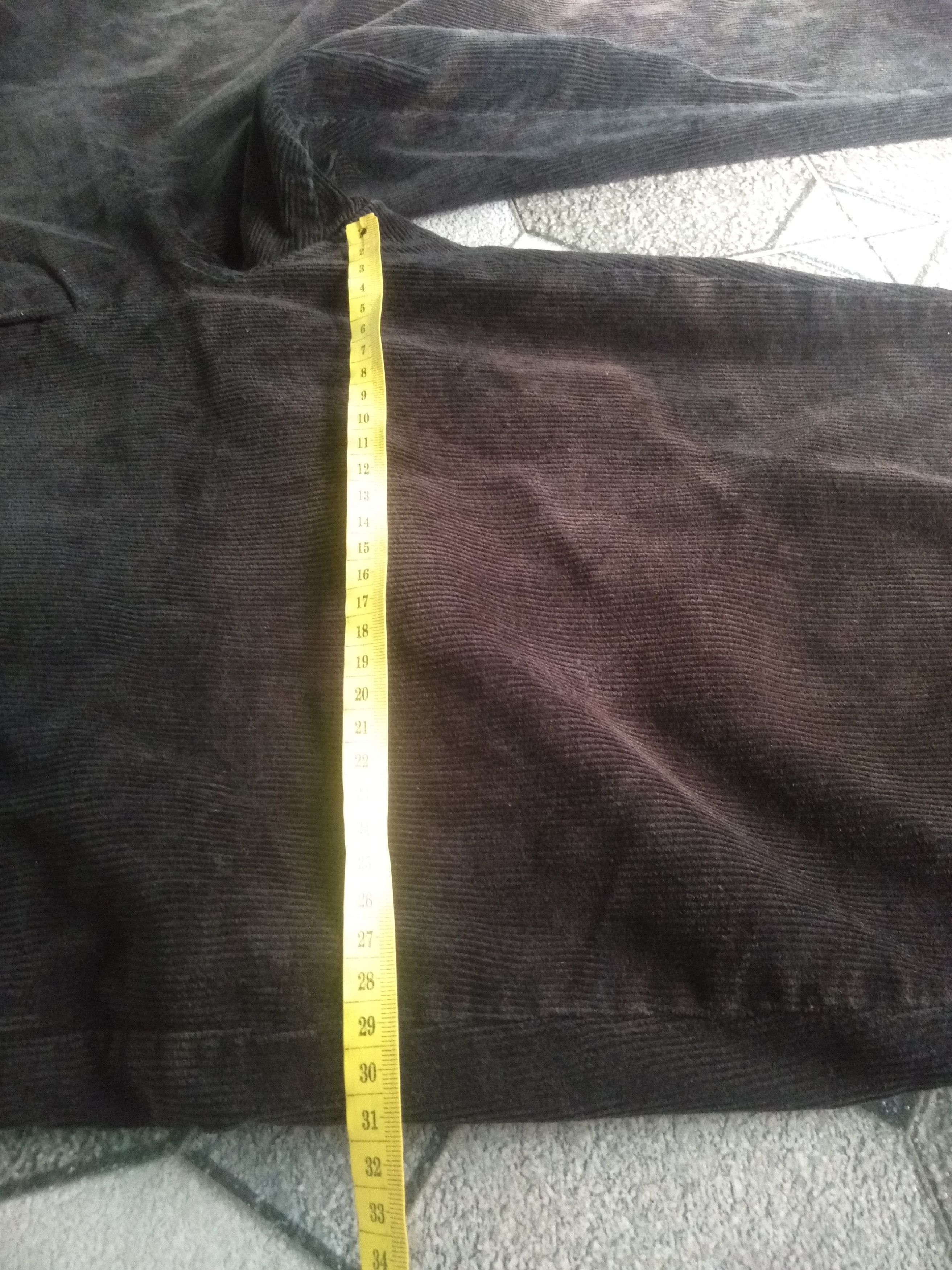 Issey Miyake Musinsa Standard Faded Black Corduroy Jeans Size US 34 / EU 50 - 4 Thumbnail