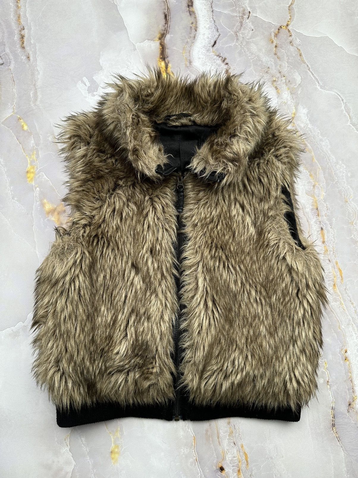 Vintage Faux Fur Vest