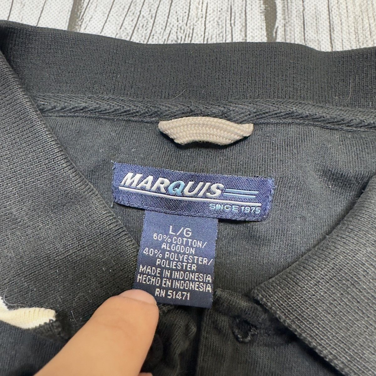 Vintage Vintage Marquis polo shirt Size US L / EU 52-54 / 3 - 4 Thumbnail