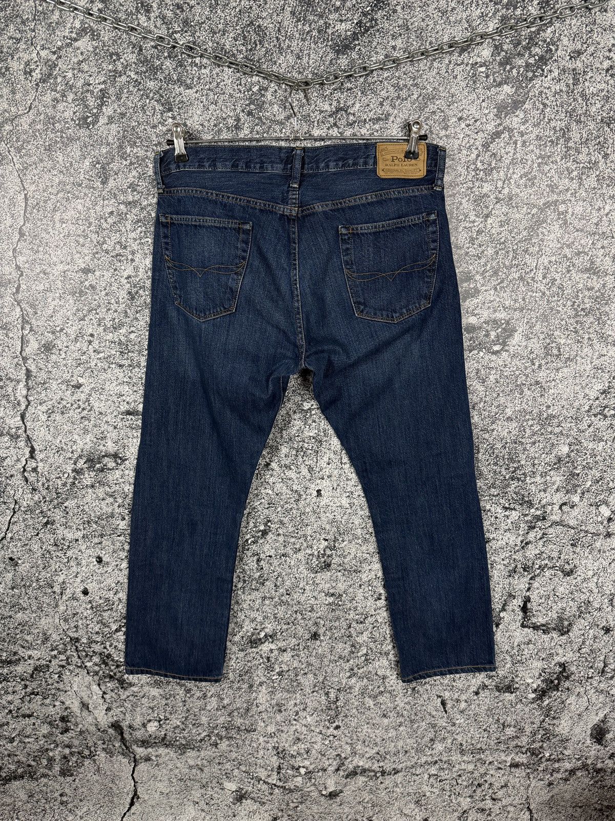Polo Ralph Lauren Polo Ralph Lauren Jeans Blue Straight Leg Denim Pants 34x32 Size US 34 / EU 50 - 11 Thumbnail