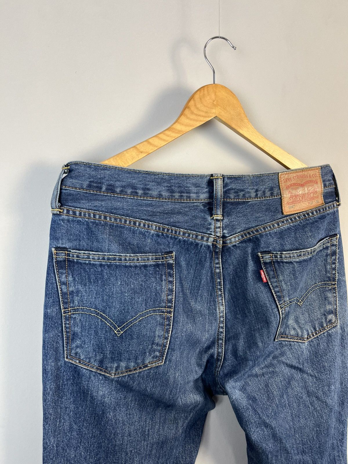 Levi's × Levi's Vintage Clothing Vintage Levis 514 Straight Denim Faded Y2K Jeans Size US 32 / EU 48 - 6 Thumbnail