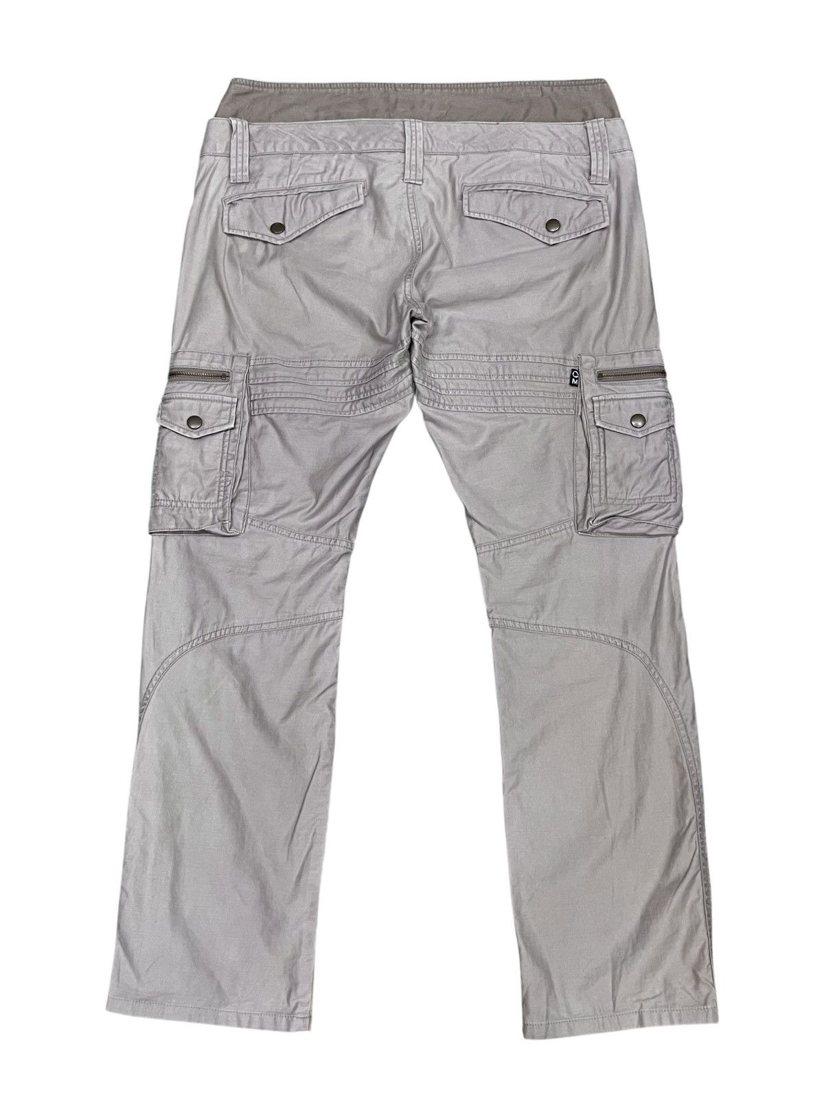 Morgan Homme Morgan Homme Double Waist Lace-Up 10 Pocket Y2K Cargo Pants Size US 32 / EU 48 - 3 Thumbnail
