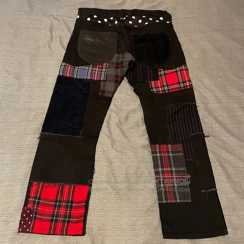 Junya Watanabe Junya Watanabe Patchwork Slim Denim Jeans. Size US 26 / EU 42 - 2 Thumbnail