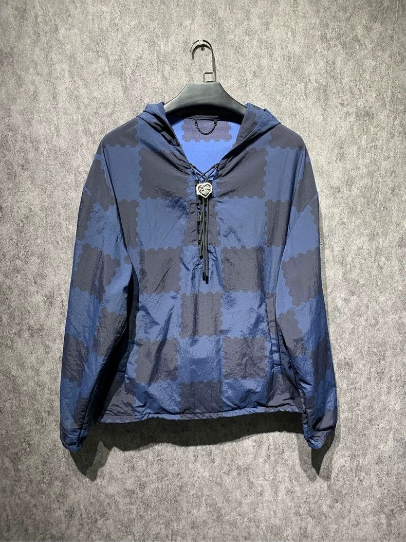 Louis Vuitton Louis Vuitton Blue Plaid Trooper Jacket 2501-Nextarrow Size US XXL / EU 58 / 5 - 1 Thumbnail