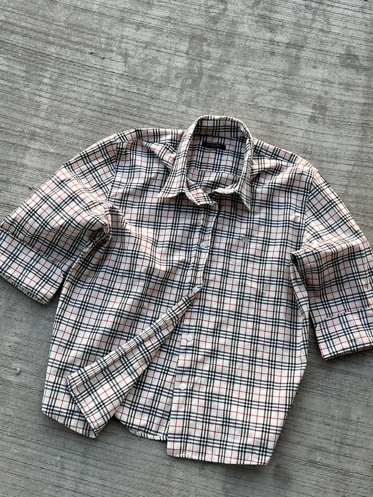 Burberry Burberry London Vintage Rare Shirt Size S / US 4 / IT 40 - 2 Thumbnail
