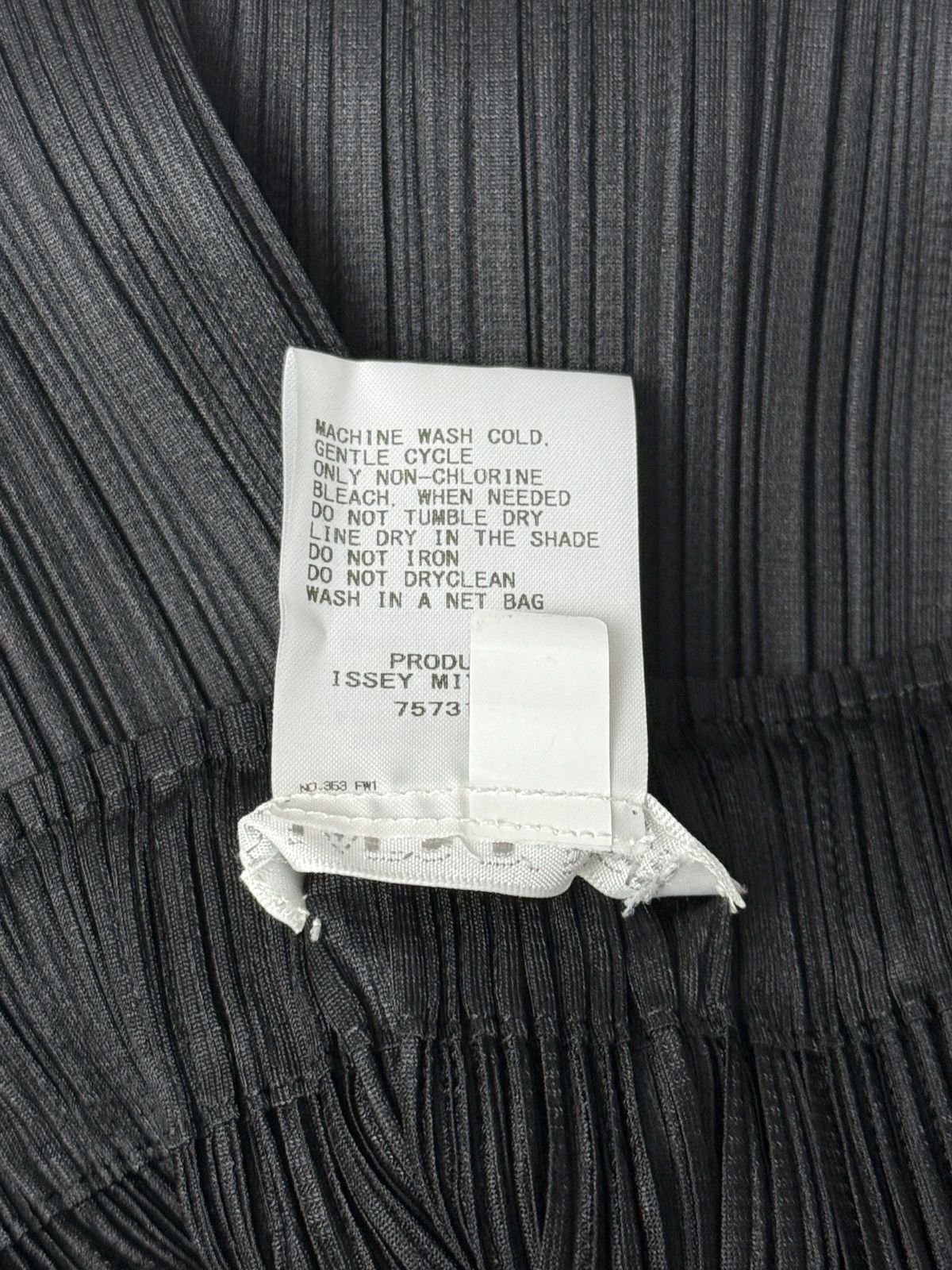 Pleats Please Issey Miyake Black and white ink - wash pleated midi skirt Size L / US 10 / IT 46 - 4 Thumbnail