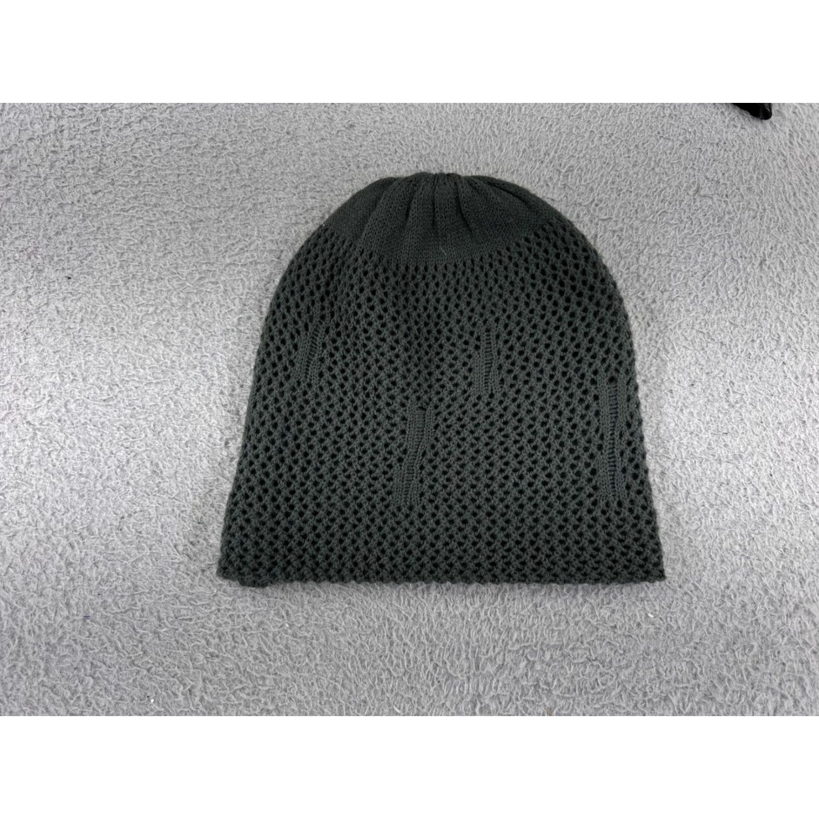 Forever 21 FOREVER 21 Beanie Hat Adult One Size Gray Knit 100% Acrylic Ski Snowboard Winter Casual Workwear Mens Beanie Size ONE SIZE - 2 Thumbnail