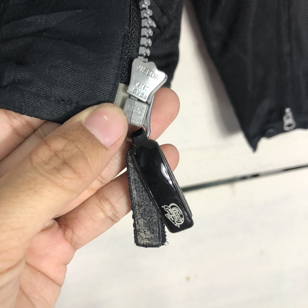 Japanese Brand 🔥RICH BLACK VINTAGE RACING BIKER JACKET GREEDY BIG LOGO Size US M / EU 48-50 / 2 - 19 Thumbnail