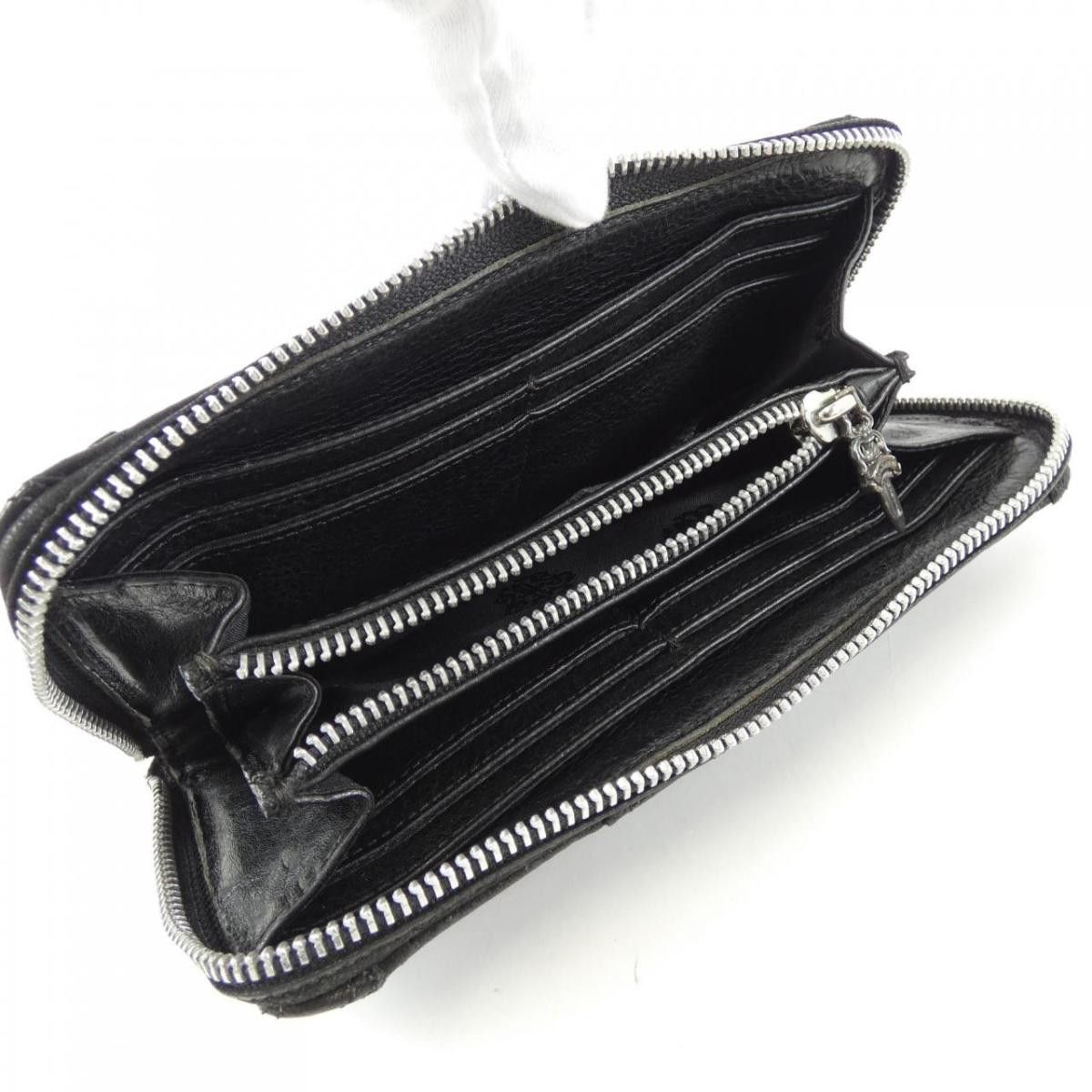 Chrome Hearts Chrome Hearts Cross Patch Quilted Wallet Size ONE SIZE - 5 Thumbnail
