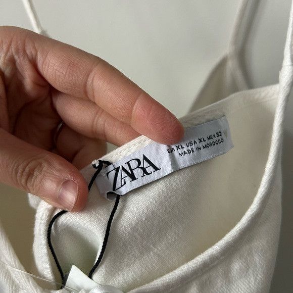 Zara Zara White Criss Cross Back Romper Size 34" / US 12 / IT 48 - 5 Thumbnail