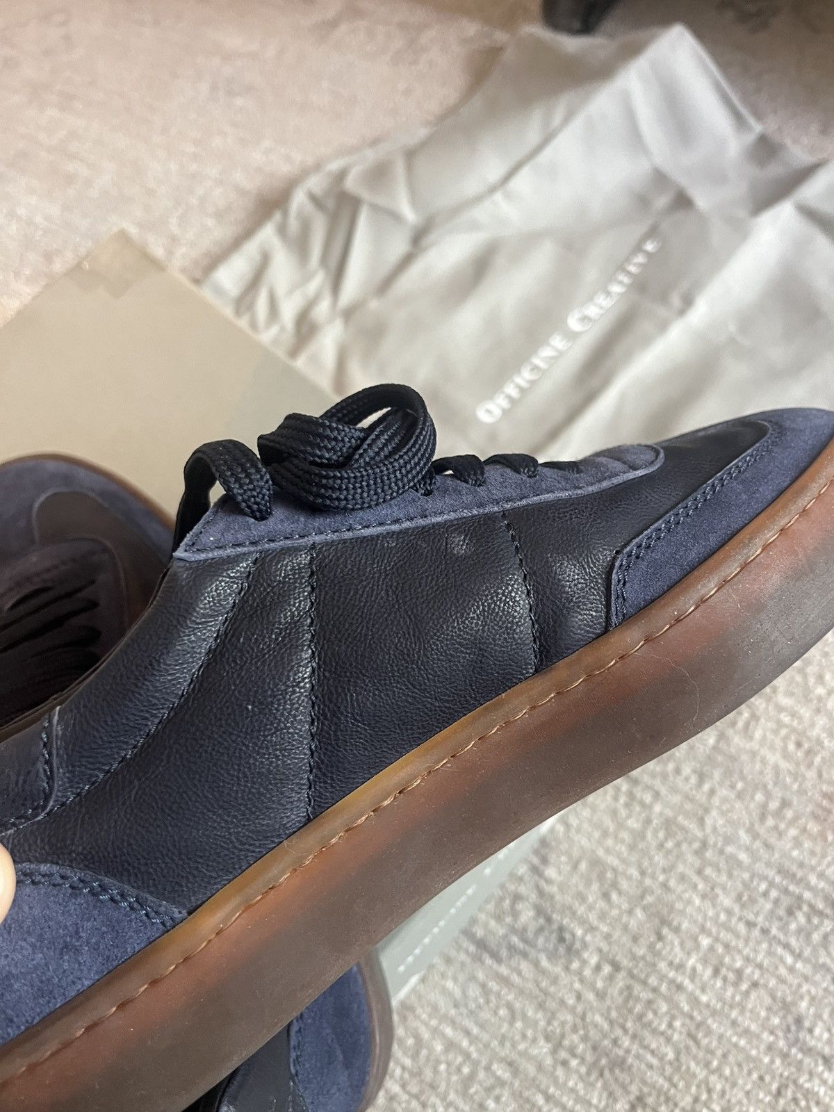 Officine Creative Officine Creative leather/suede sneakers, gum soles Size US 7.5 / EU 40-41 - 4 Thumbnail