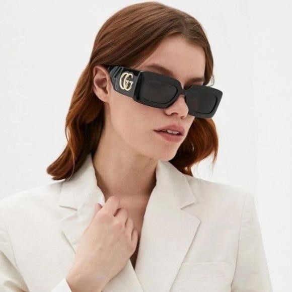 Gucci Authentic New Gucci sunglasses Urban GG0102S 001 | Grailed display picture 2