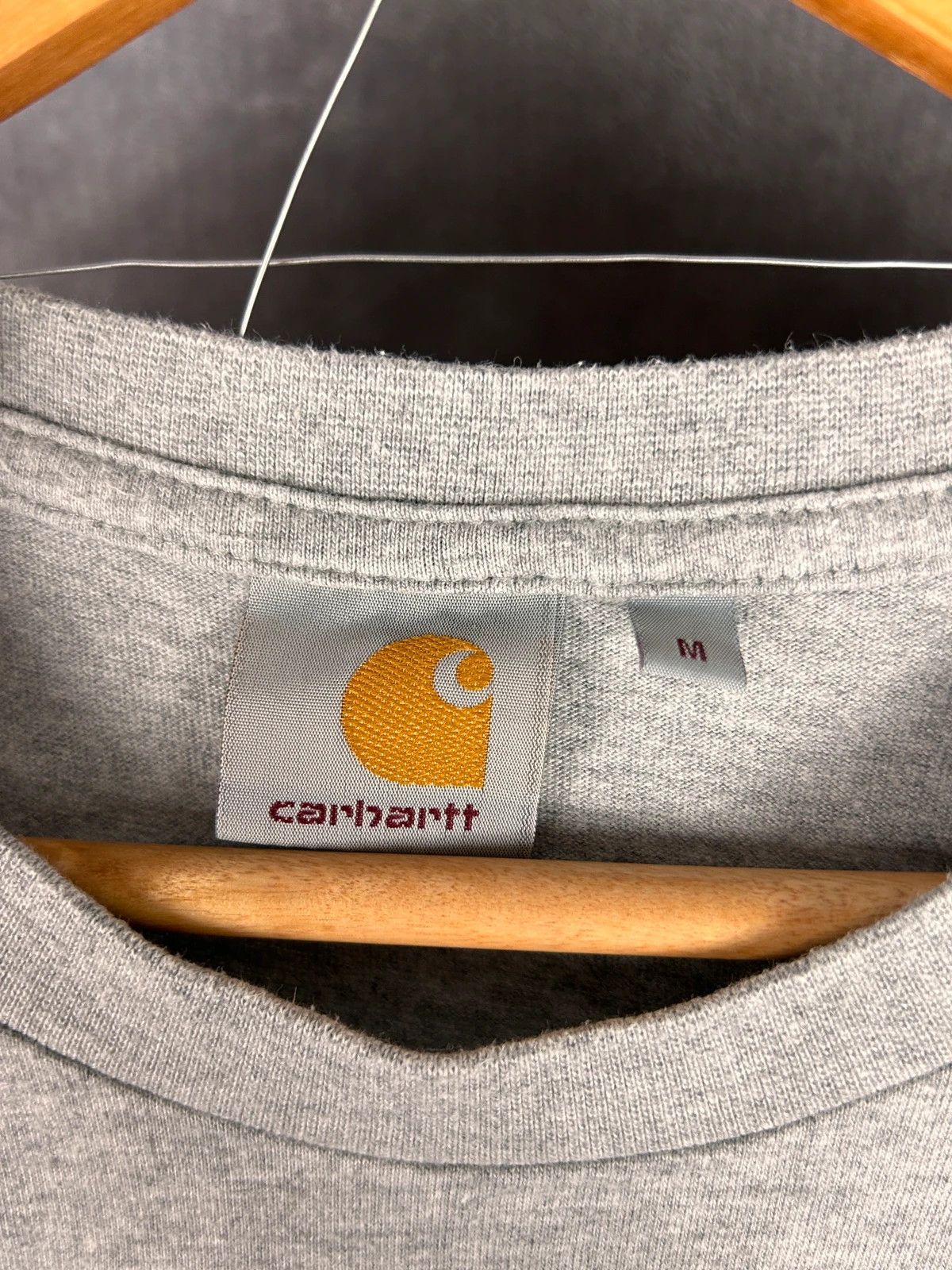 Carhartt Carhartt tee pocket patch mini logo grey Size US M / EU 48-50 / 2 - 5 Thumbnail