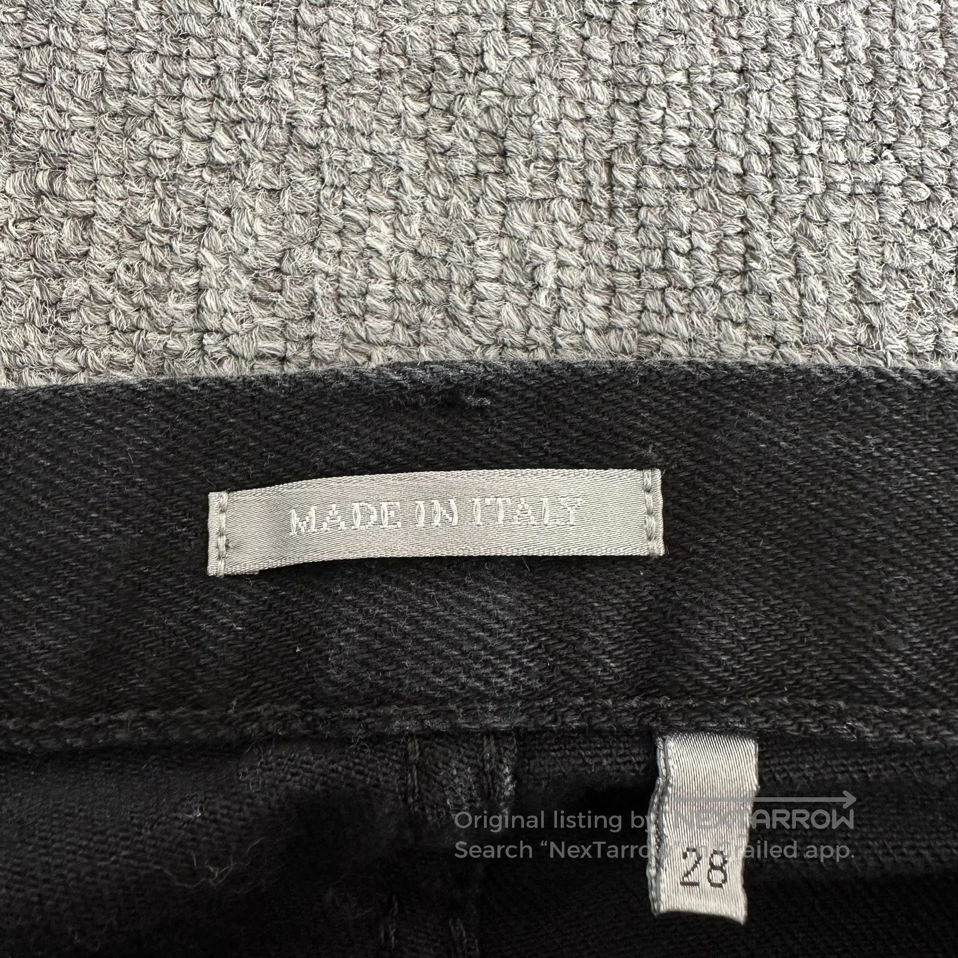 Dior Dior Black Back Atelier Slogan Jeans. Size 28" / US 6 / IT 42 - 2 Thumbnail