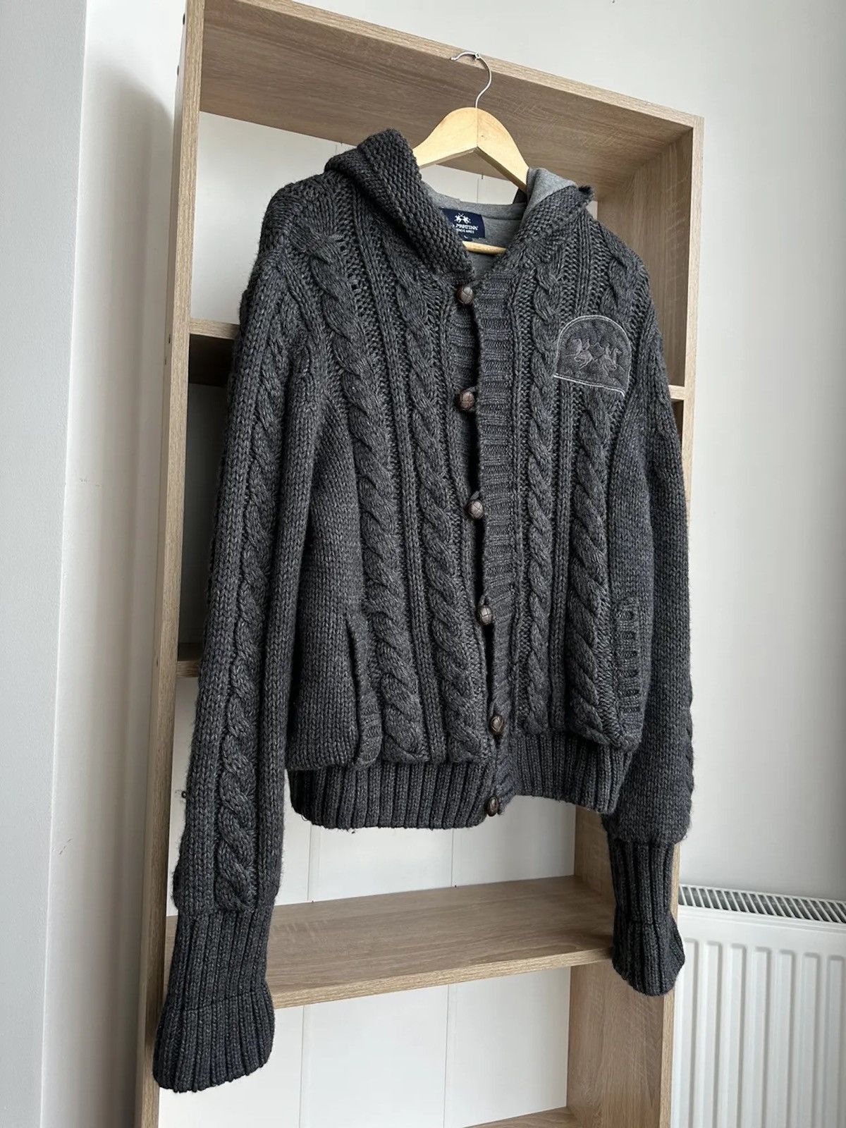 Vintage PRL La Martina Sweater Grey Polo Ralph Lauren