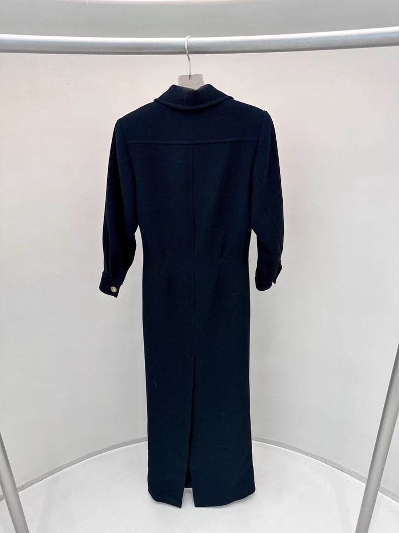 Saint Laurent Paris Saint Laurent Paris Black POLO floor-length dress Size XS / US 0-2 / IT 36-38 - 2 Thumbnail