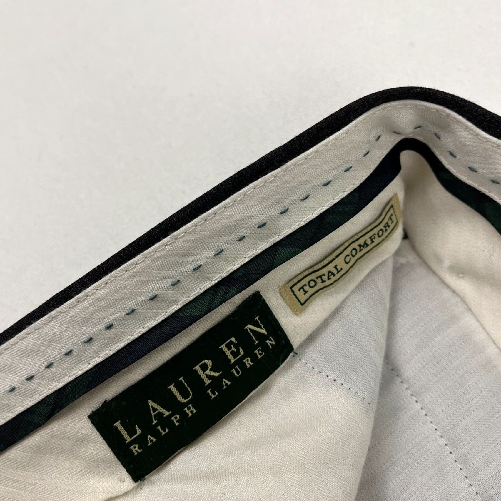 Ralph Lauren VTG LRL Ralph Lauren Wool Pants Mens 36x32 Total Comfort Gray Trousers Slacks Dress Pants Regular 36 Grey Wool 5-Pocket Size US 36 / EU 52 - 2 Thumbnail