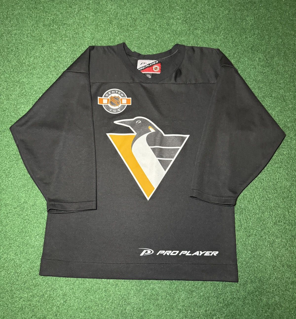Vintage 90s Pittsburgh Penguins Retro Logo Black Jersey