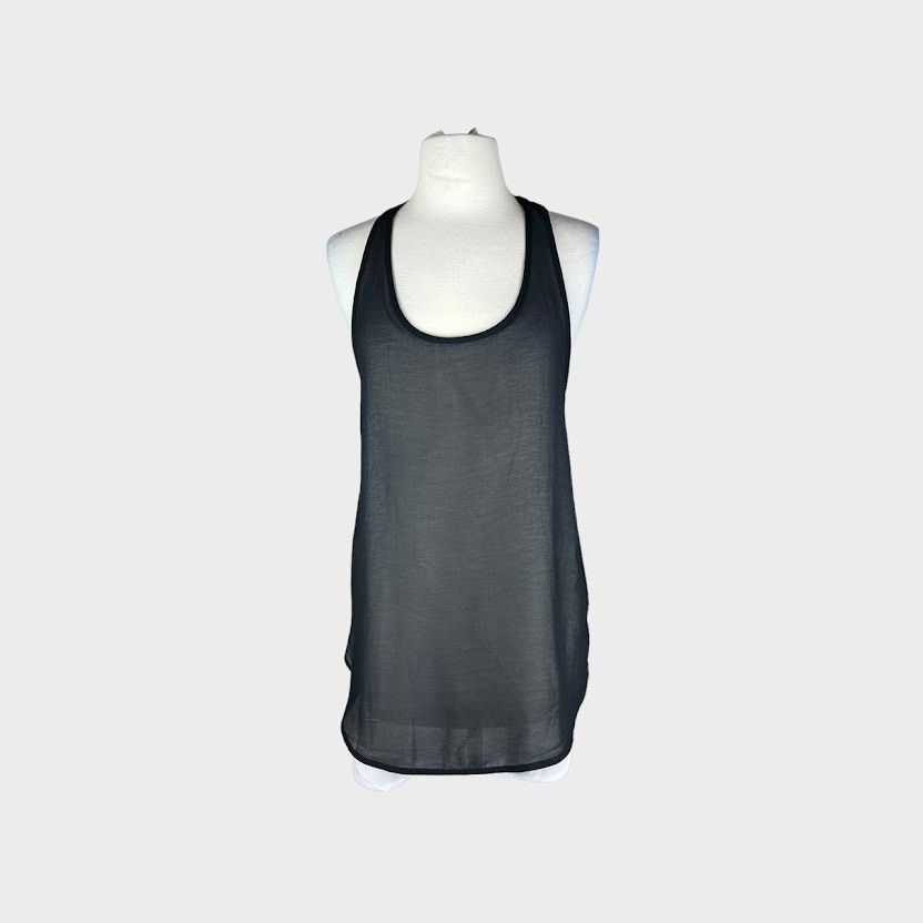 Kohl's Ambiance Apparel | Layered Chiffon Tank Top | Large Size L / US 10 / IT 46 - 4 Thumbnail