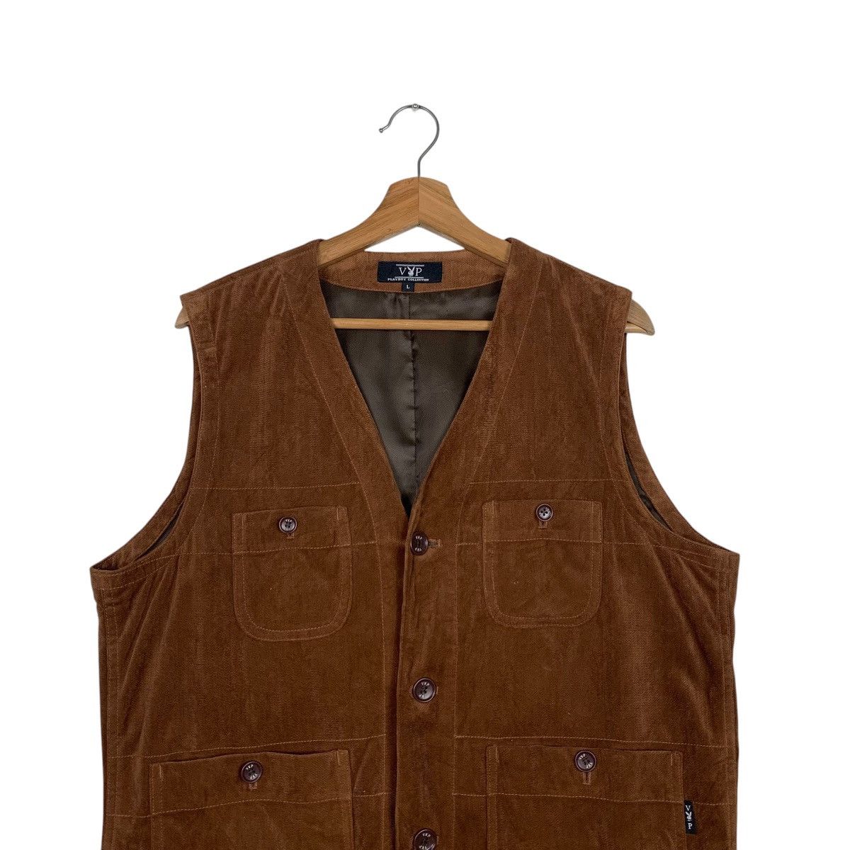 Playboy PLAYBOY Four Pocket Vest Casual Wear #1867-C81 Size US L / EU 52-54 / 3 - 2 Thumbnail