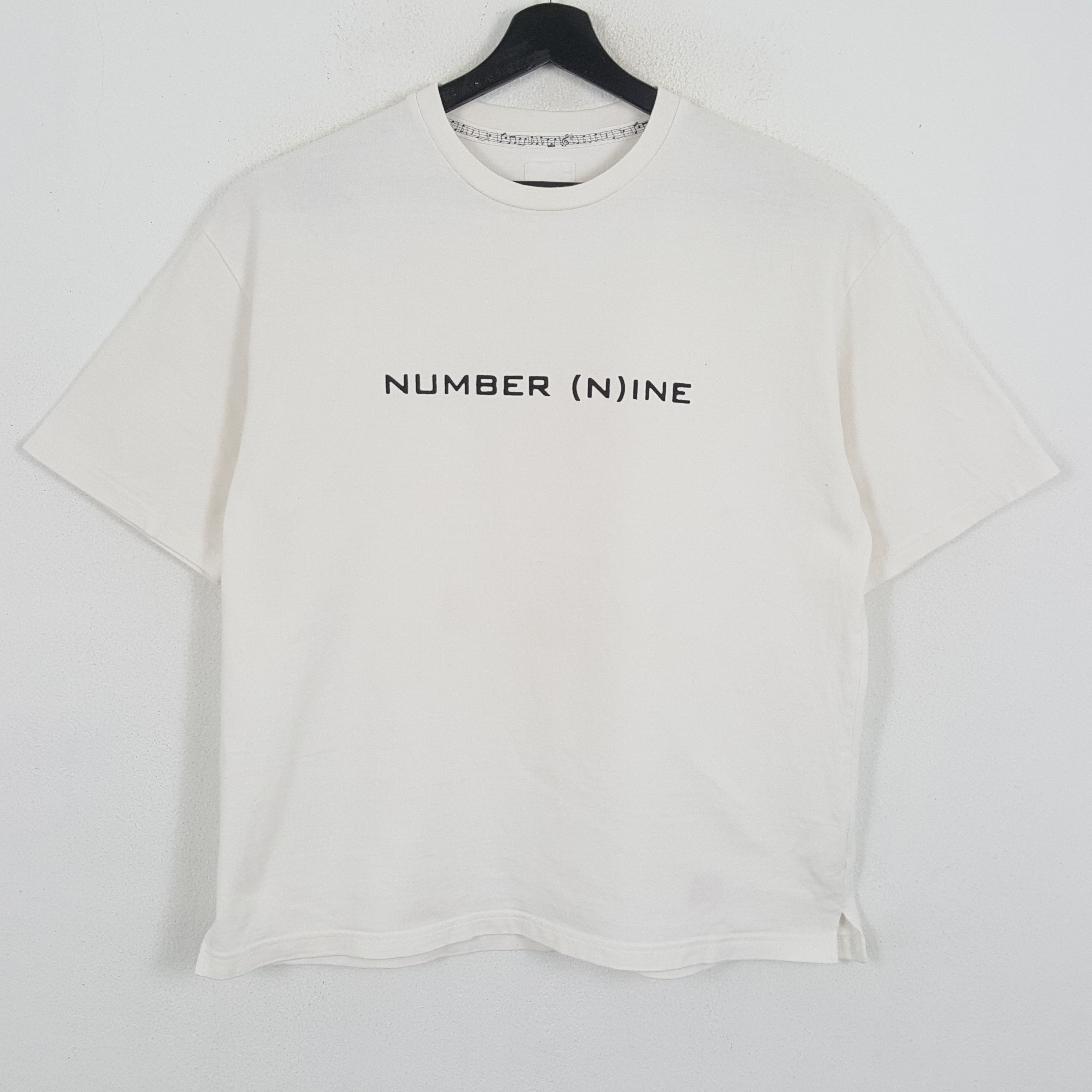 Japanese Brand × Number (N)ine × Vintage NUMBER NINE Japanese Brand Streetwear Custom Tshirt Size US XL / EU 56 / 4 - 1 Thumbnail