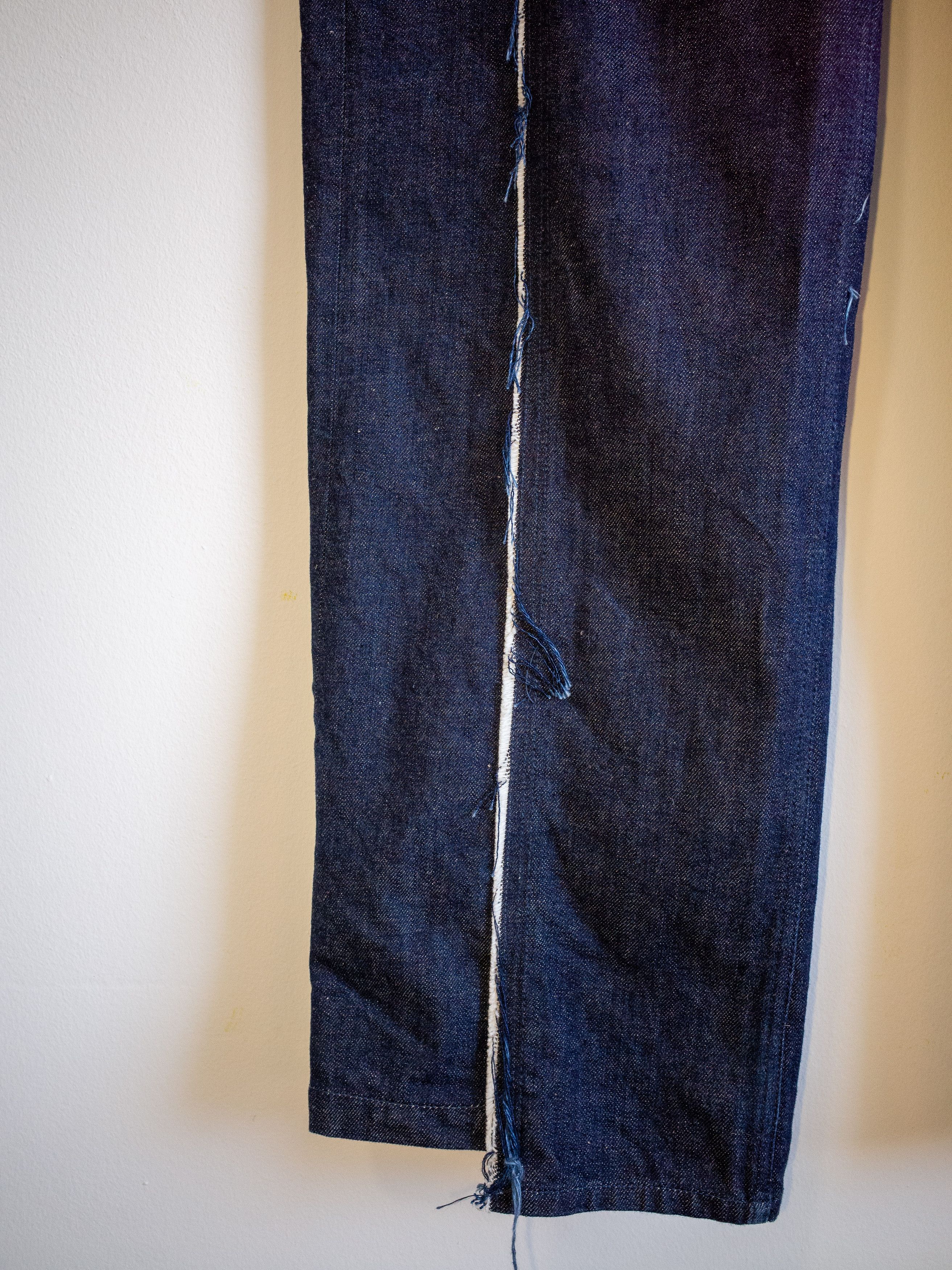 Vuja De Vuja Dé Amalia Straight Leg Raw Indigo Denim Size US 32 / EU 48 - 3 Thumbnail