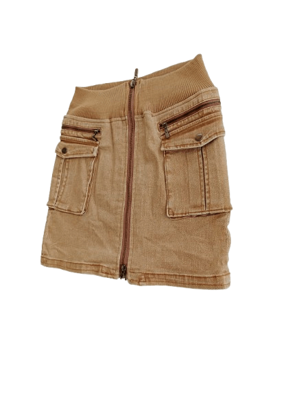 Vintage Vintage Siena Mini Skirt Rare Style With Double Pocket Size 30" / US 8 / IT 44 - 3 Thumbnail