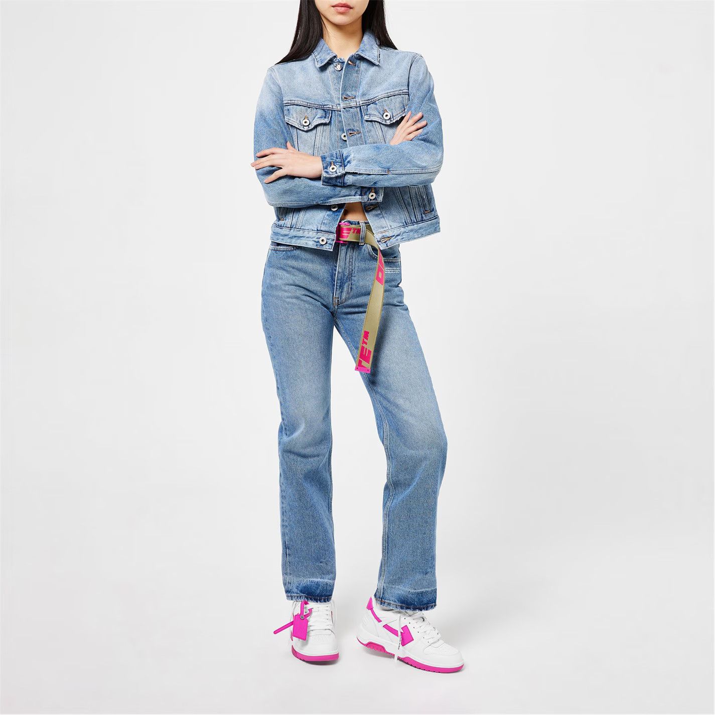 Off-White o1g2r1mq0125 Jeans in Blue Size 25" / US 0 / IT 36 - 3 Thumbnail