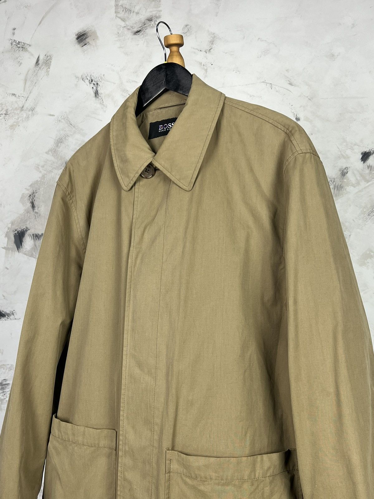 Hugo Boss Vintage Hugo Boss Trench Coat Jacket Size M - L 48 Size US L / EU 52-54 / 3 - 4 Thumbnail