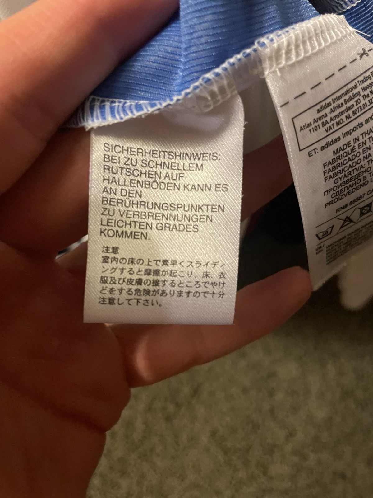 Adidas Denmark National Jersey Size US L / EU 52-54 / 3 - 5 Thumbnail