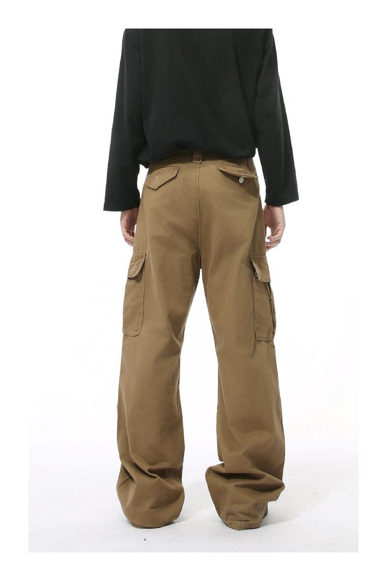 Japanese Brand × Jean American heavy retro straight loose casual cargo jeans Size US 34 / EU 50 - 5 Thumbnail