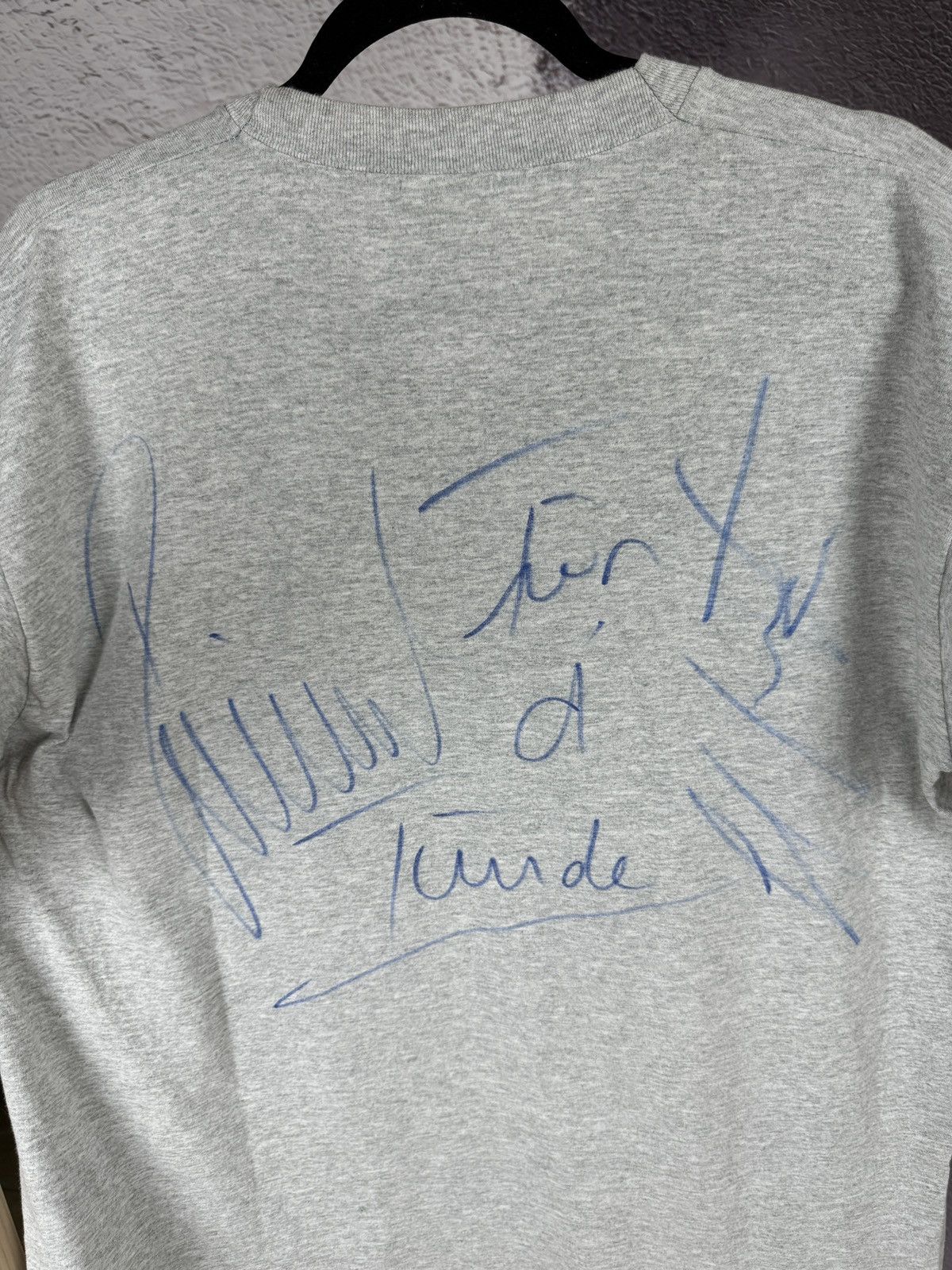 Vintage Vintage 90s Schmirinskis signed v-neck band tee shirt Size US XL / EU 56 / 4 - 11 Thumbnail