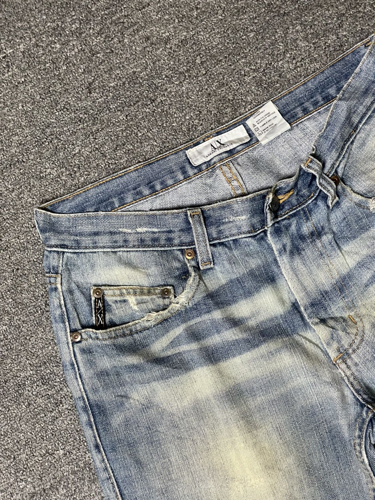Armani Exchange × Vintage ARMANI EXCHANGE Bootcut Jeans (92) Size US 30 / EU 46 - 5 Thumbnail