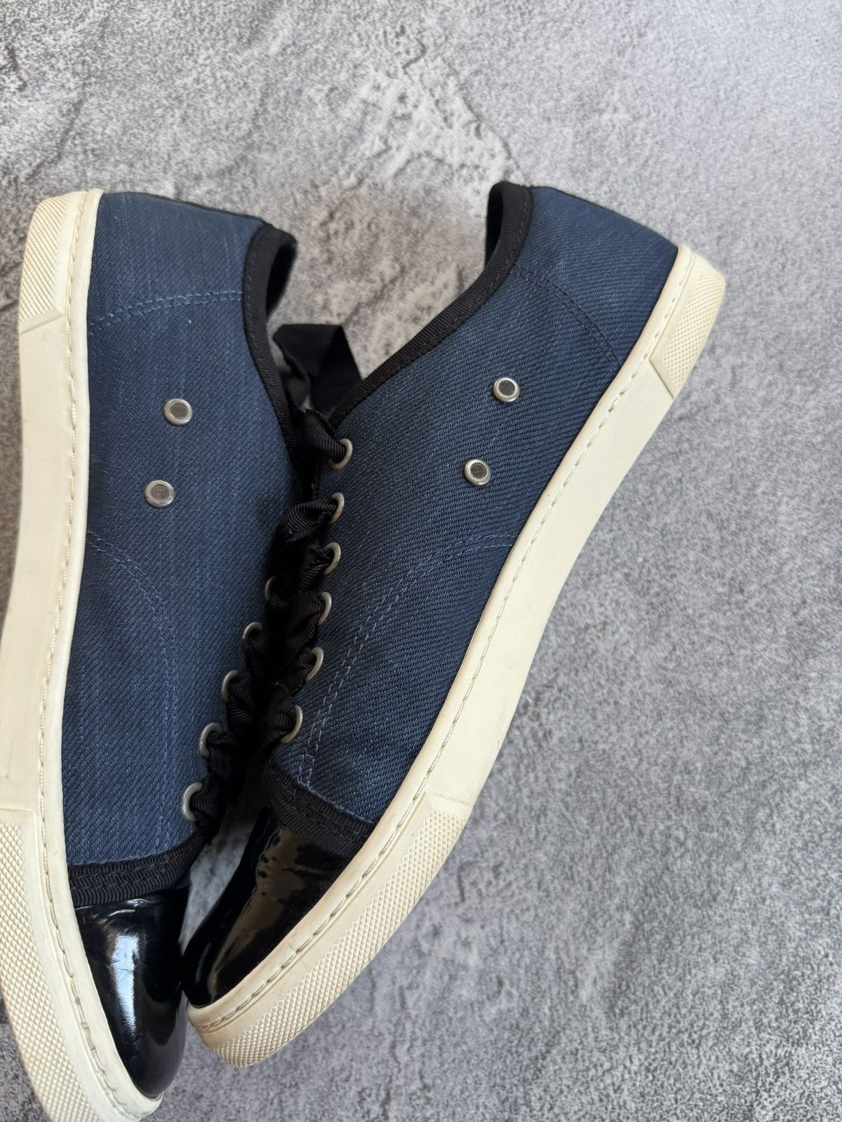 Lanvin Lanvin 40size casual luxury low top sneakers shoes Size US 7 / EU 40 - 10 Thumbnail