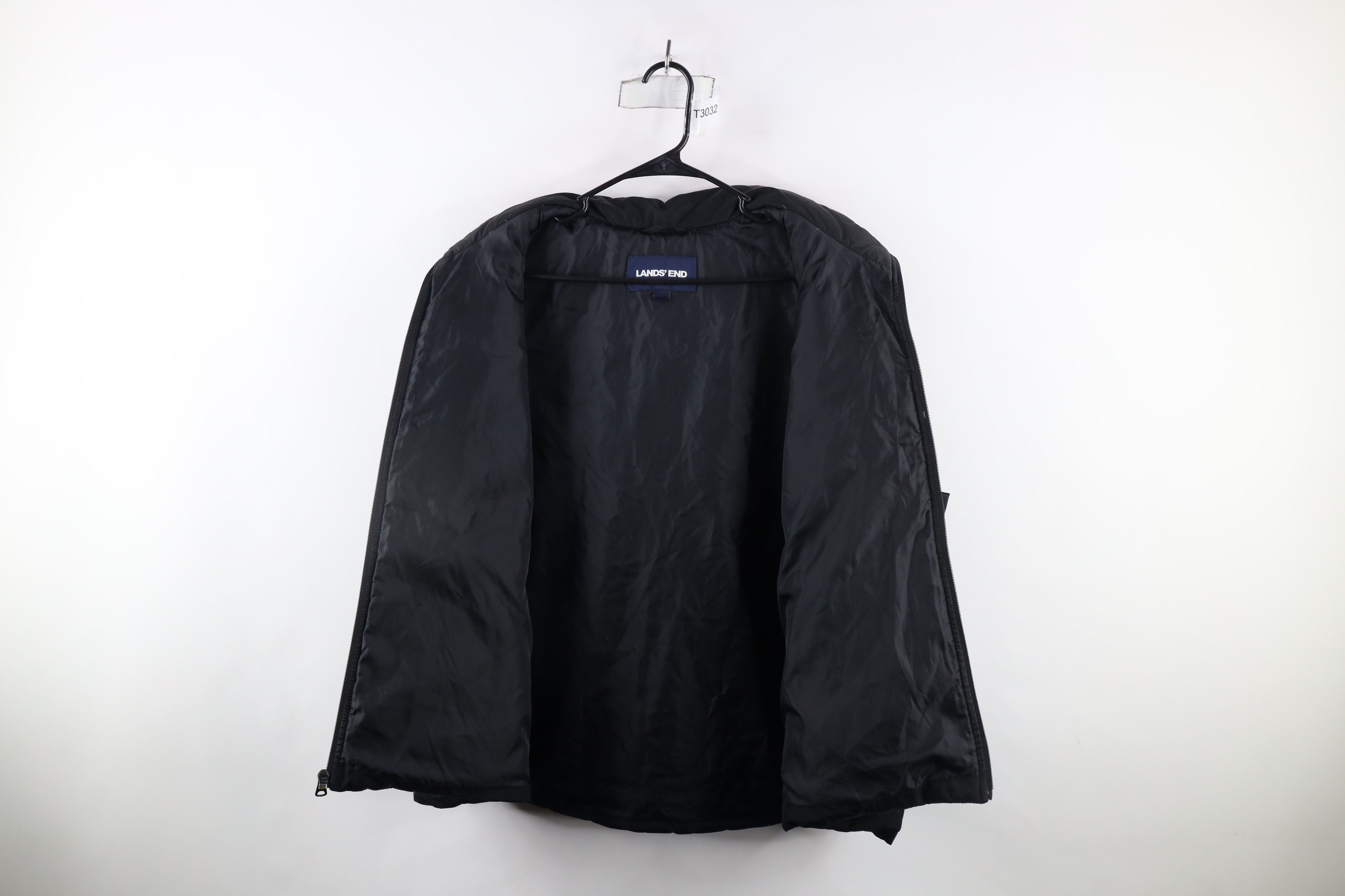 Lands' End × Vintage Vintage Lands End Fill Full Zip Puffer Vest Jacket Black Size US XXL / EU 58 / 5 - 5 Thumbnail