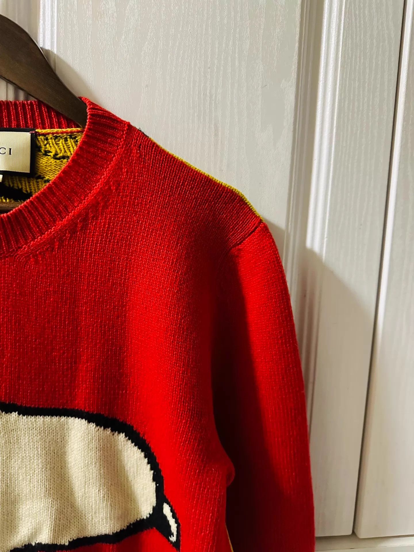 Gucci GUCCI Main Line Snoopy Wool Knitted Sweater Runway Size M / US 6-8 / IT 42-44 - 6 Thumbnail