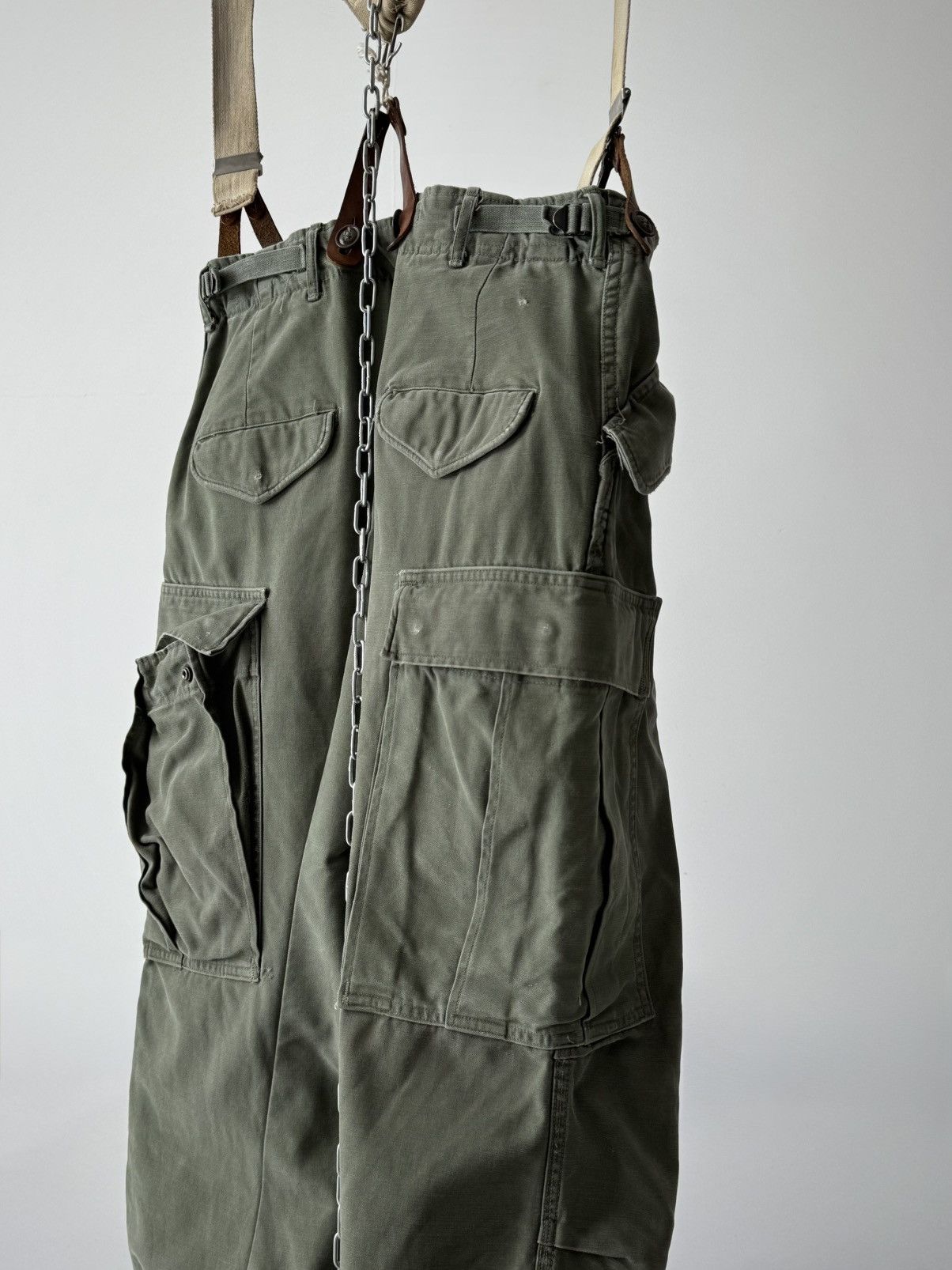 Vintage Vintage 1950s Korean War US Army M51 Field Pants Size US 33 - 6 Thumbnail
