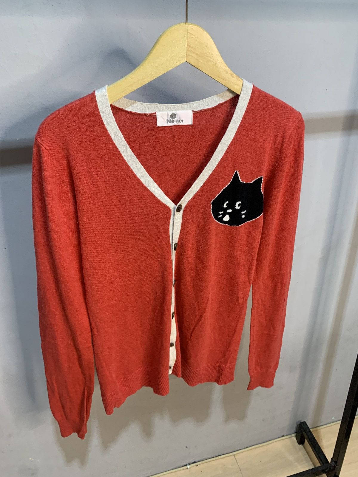 Ne-Net Vintage Issey Miyake Ne-net Cardigan Iconic Logo Size US M / EU 48-50 / 2 - 1 Thumbnail
