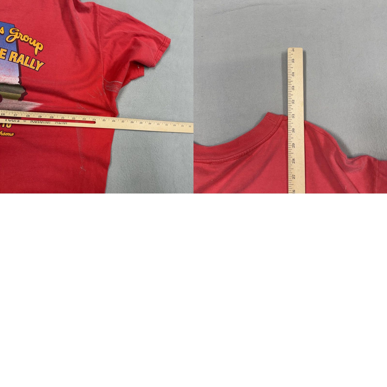 Harley Davidson VINTAGE Harley-Davidson Shirt Mens XL Red Alabama State Rally Tee Dothan 1999 Size US XL / EU 56 / 4 - 8 Thumbnail