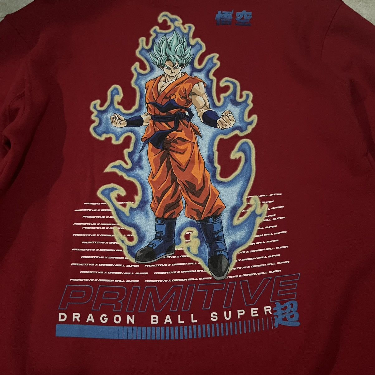 Primitive Primitive x Dragon Ball Z Super Saiyan Red Hoodie Size US M / EU 48-50 / 2 - 2 Thumbnail