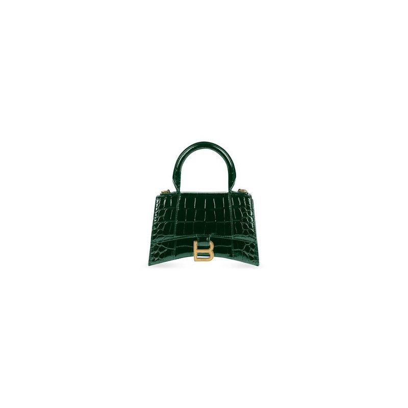 Balenciaga o1tr1nto0126 Size: OS / Hourglass XS Handbag Crocodile Size ONE SIZE - 1 Thumbnail