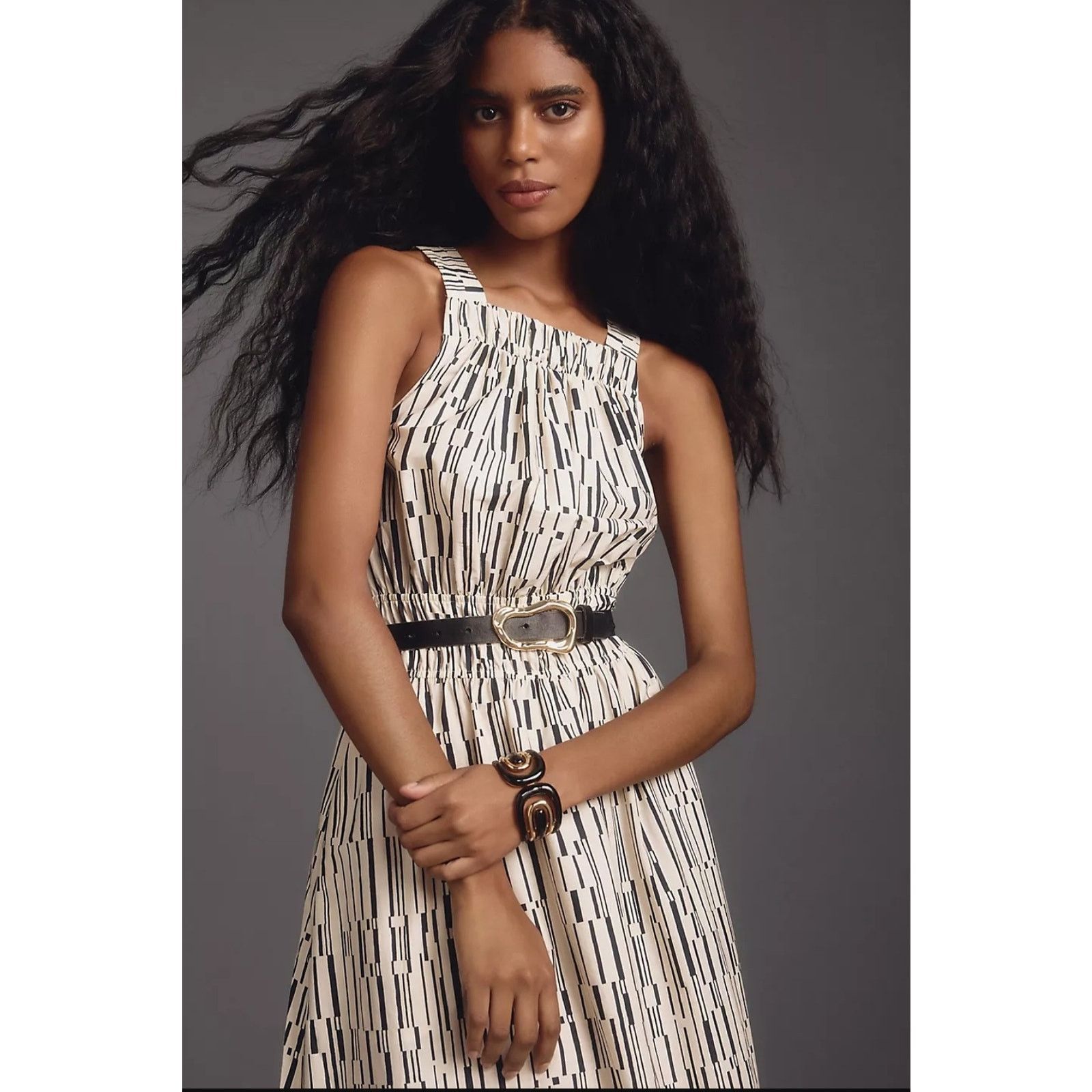 Anthropologie NWT The Somerset Maxi Dress: Poplin Halter Edition $168 XS Size XS / US 0-2 / IT 36-38 - 2 Thumbnail