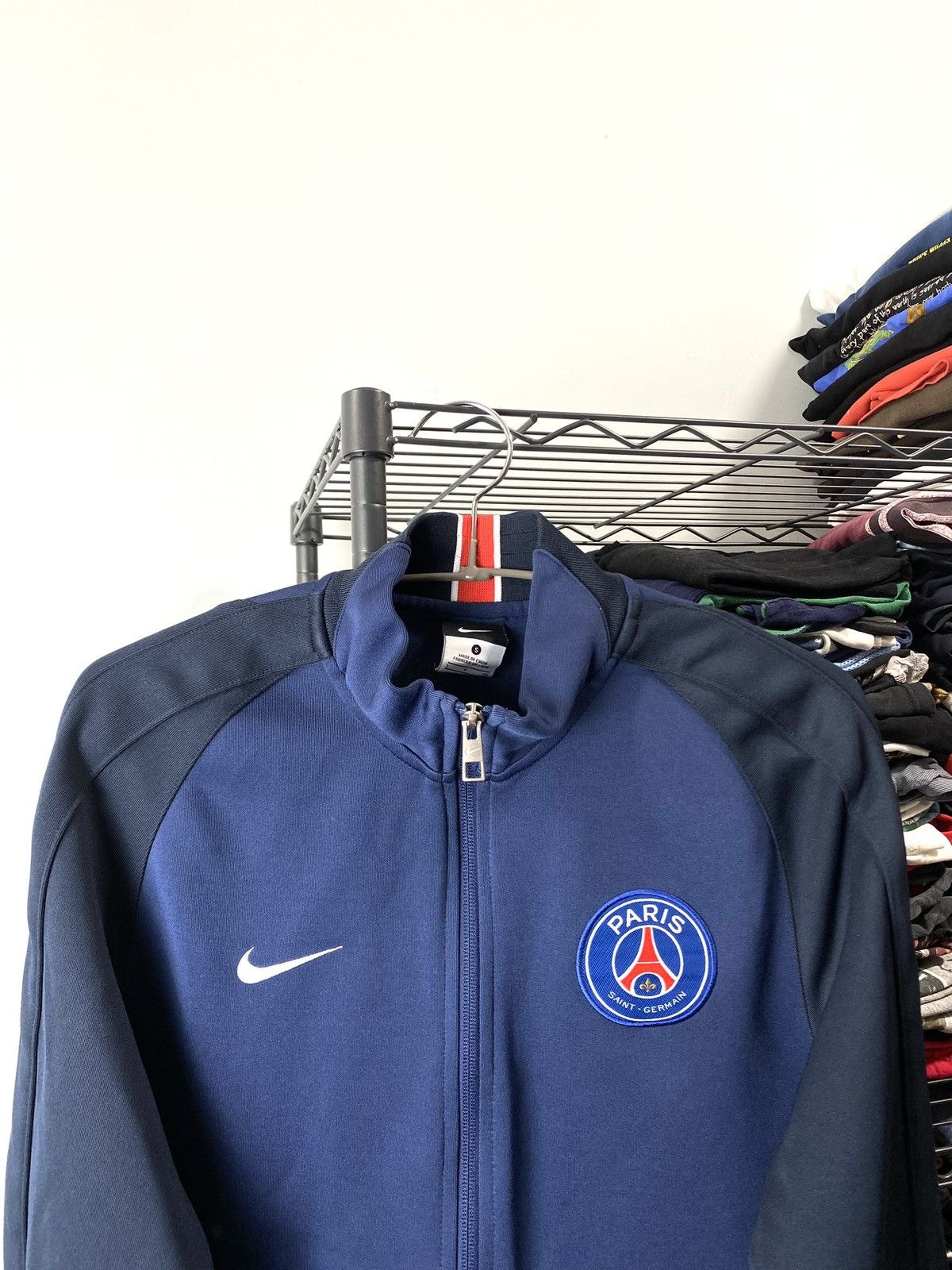 Nike Nike Paris Saint Germain Soccer Sweatshirt Track Jacket Size US S / EU 44-46 / 1 - 2 Thumbnail