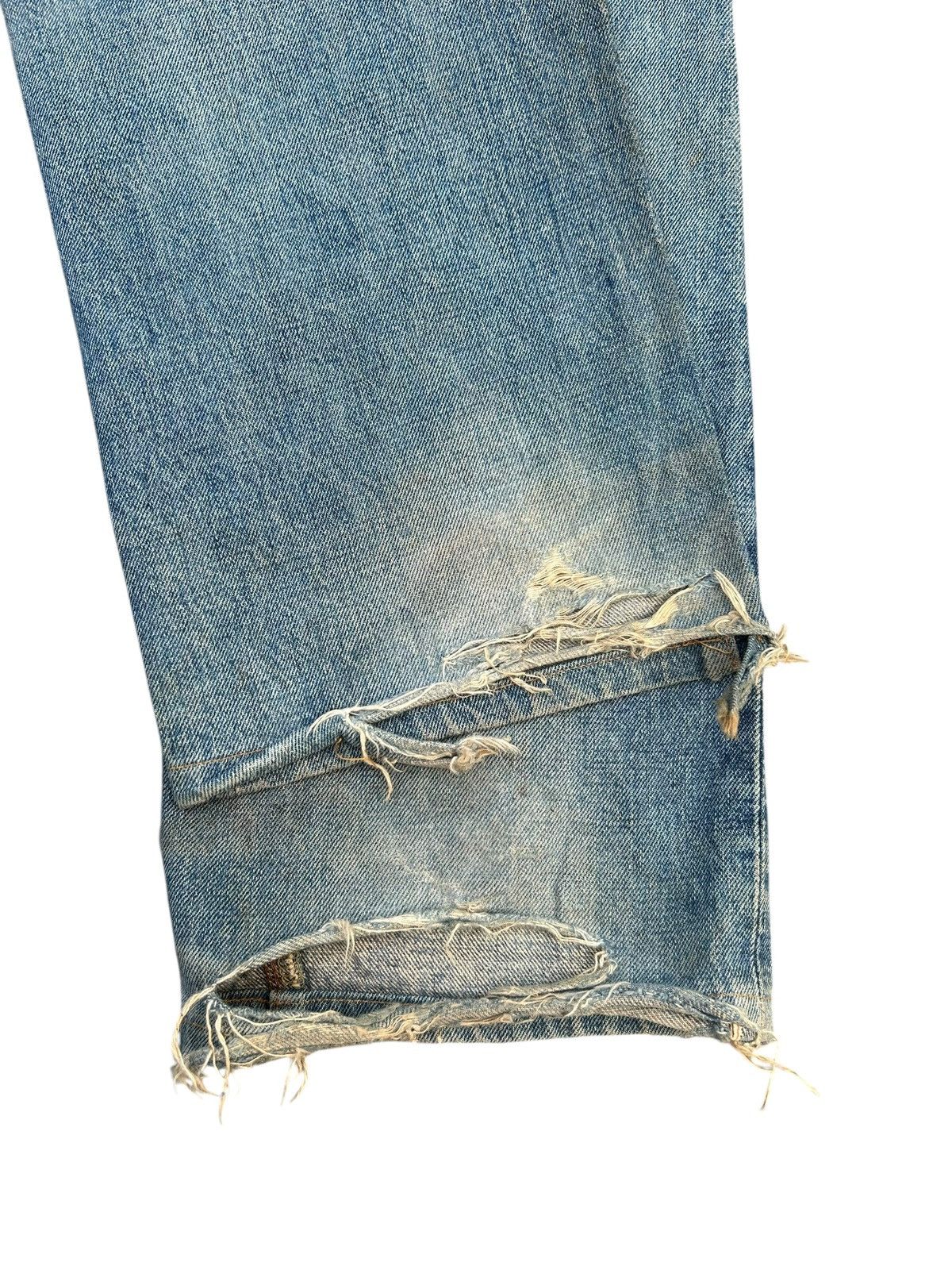 Kapital Thrashed Vintage Edwin 505XX Selvedge Distressed Denim Jeans Size US 29 - 14 Thumbnail
