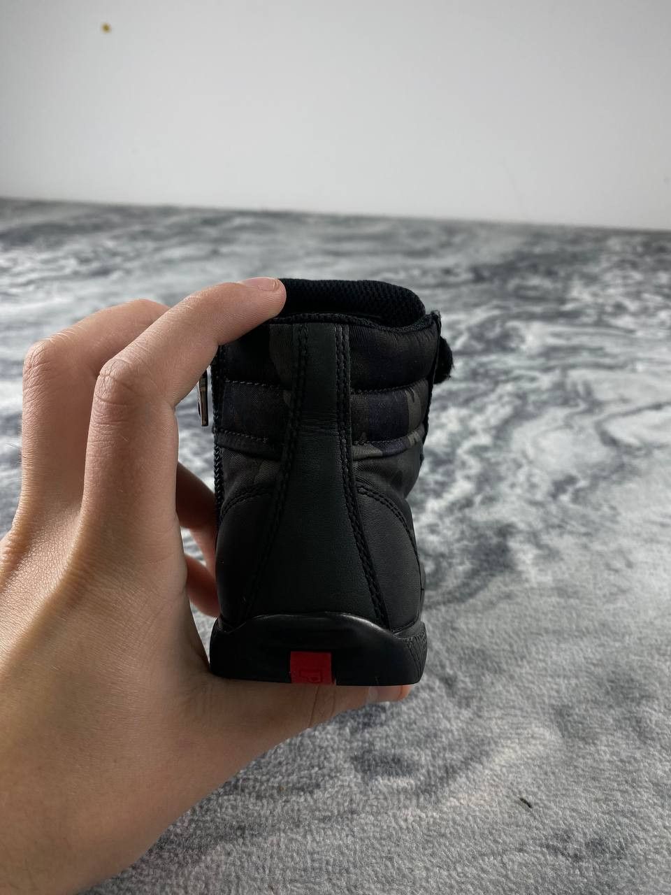 Prada Prada Camo High Top Sneakers Kids Size 24 Black Size US 5 / EU 37 - 7 Thumbnail