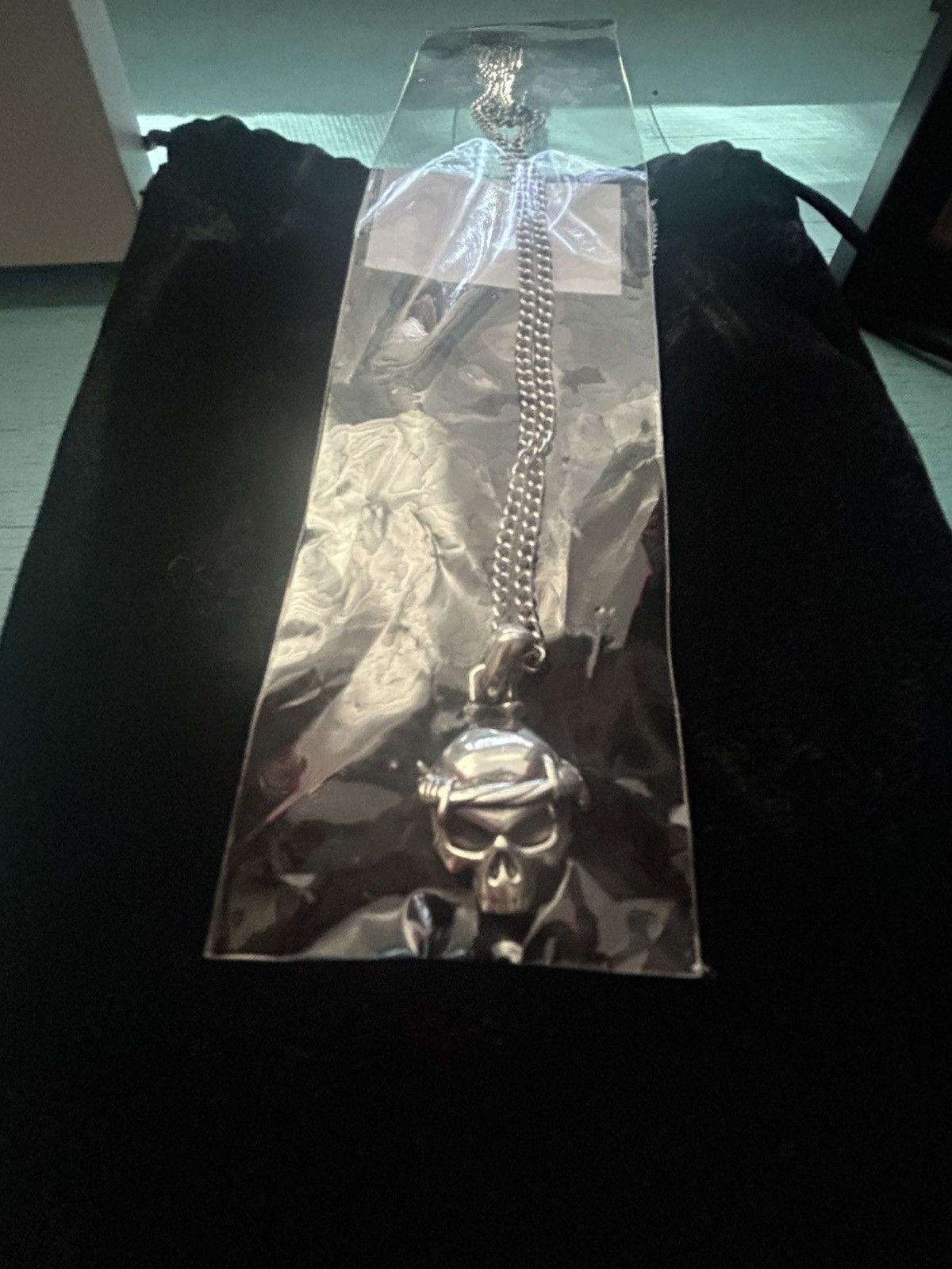 G59 Records G59 $uicideboy$ Thy Kingdom Come Skull Silver S925 Necklace Size ONE SIZE - 4 Thumbnail