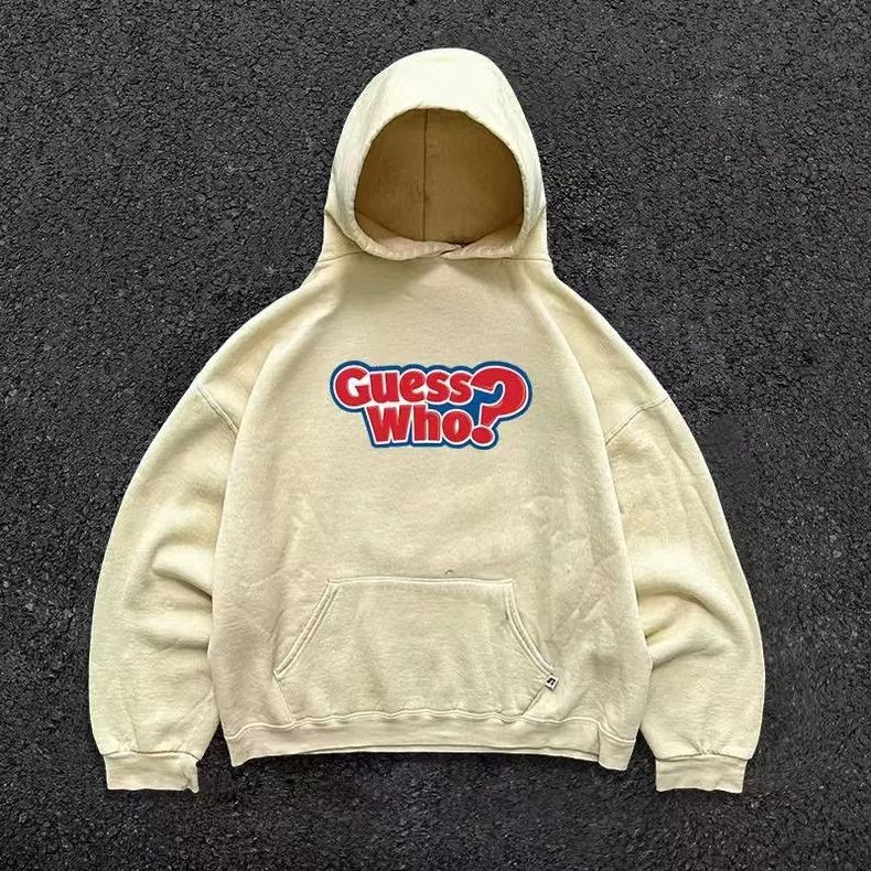Japanese Brand × Vintage American street retro letter print cotton hoodie Size US L / EU 52-54 / 3 - 1 Thumbnail