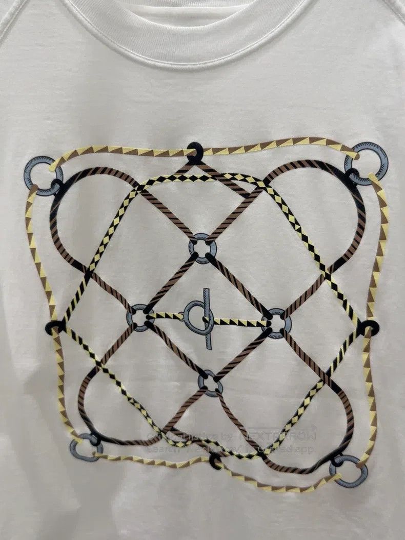 Hermes Hermes Classic white totem short-sleeve T-shirt Size XS / US 0-2 / IT 36-38 - 3 Thumbnail