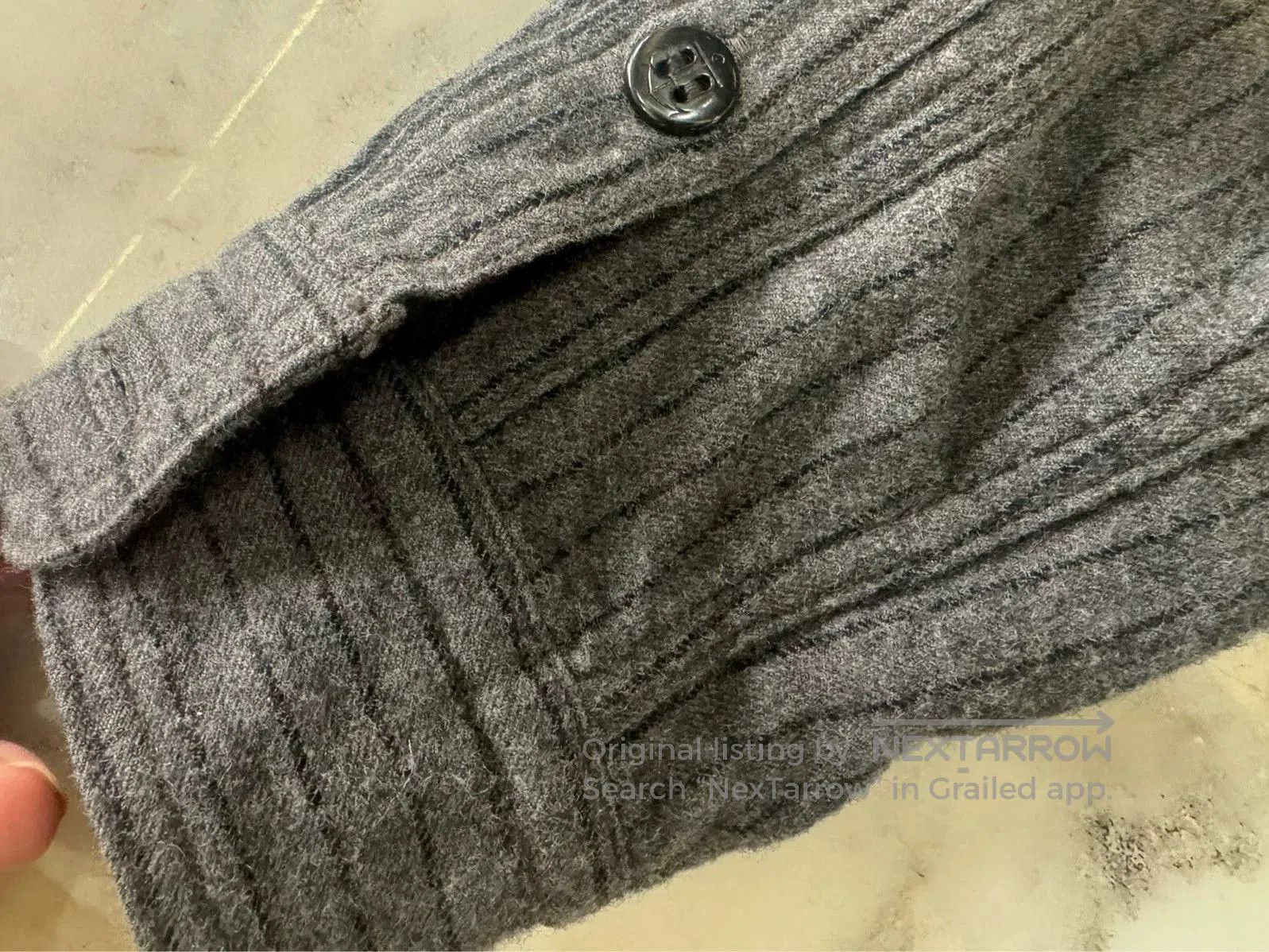 Freewheelers Navy Wool Cashmere Shirt Size 16. Size US L / EU 52-54 / 3 - 6 Thumbnail